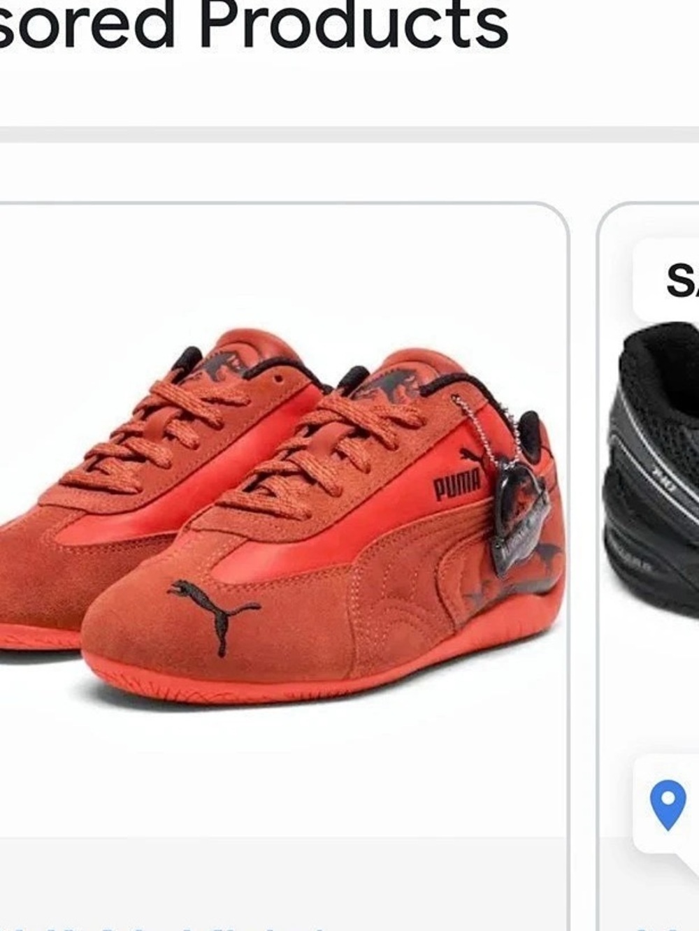 PUMA Jurassic World Kids Red & Black Sneakers